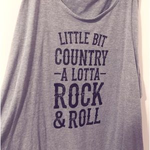 Selling a Gray Tank Top.